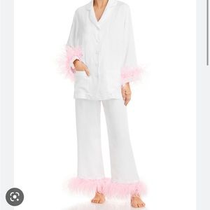 Sleeper Party Trim Feather Pajama Set